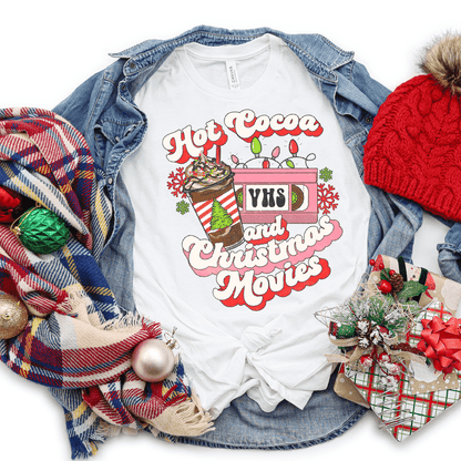 Hot Cocoa & Christmas Movies DTF Transfer - Nashville Design House