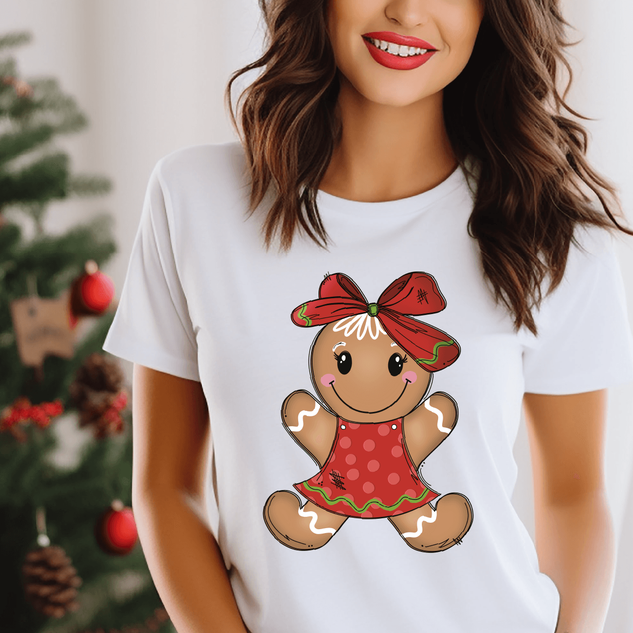 Gingerbread Girl DTF Transfer - Nashville Design House