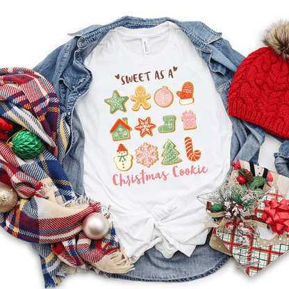 Sweet As A Christmas Cookie DTF Transfer - Nashville Design House