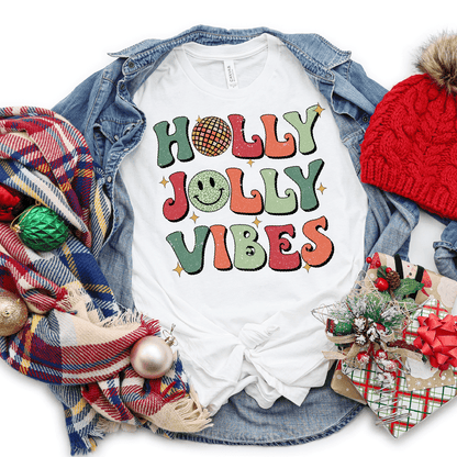 Holly Jolly Vibes DTF Transfer - Nashville Design House