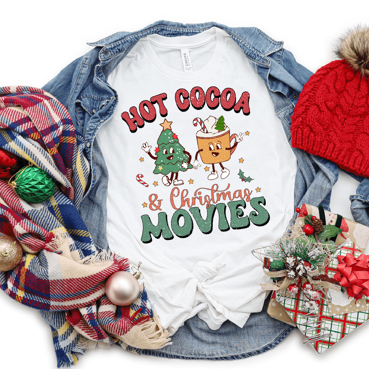 Hot Cocoa And Christmas Movies DTF Transfer - Nashville Design House