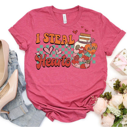 I Steal Hearts DTF Transfer Print, T-Shirt Transfer - Nashville Design House