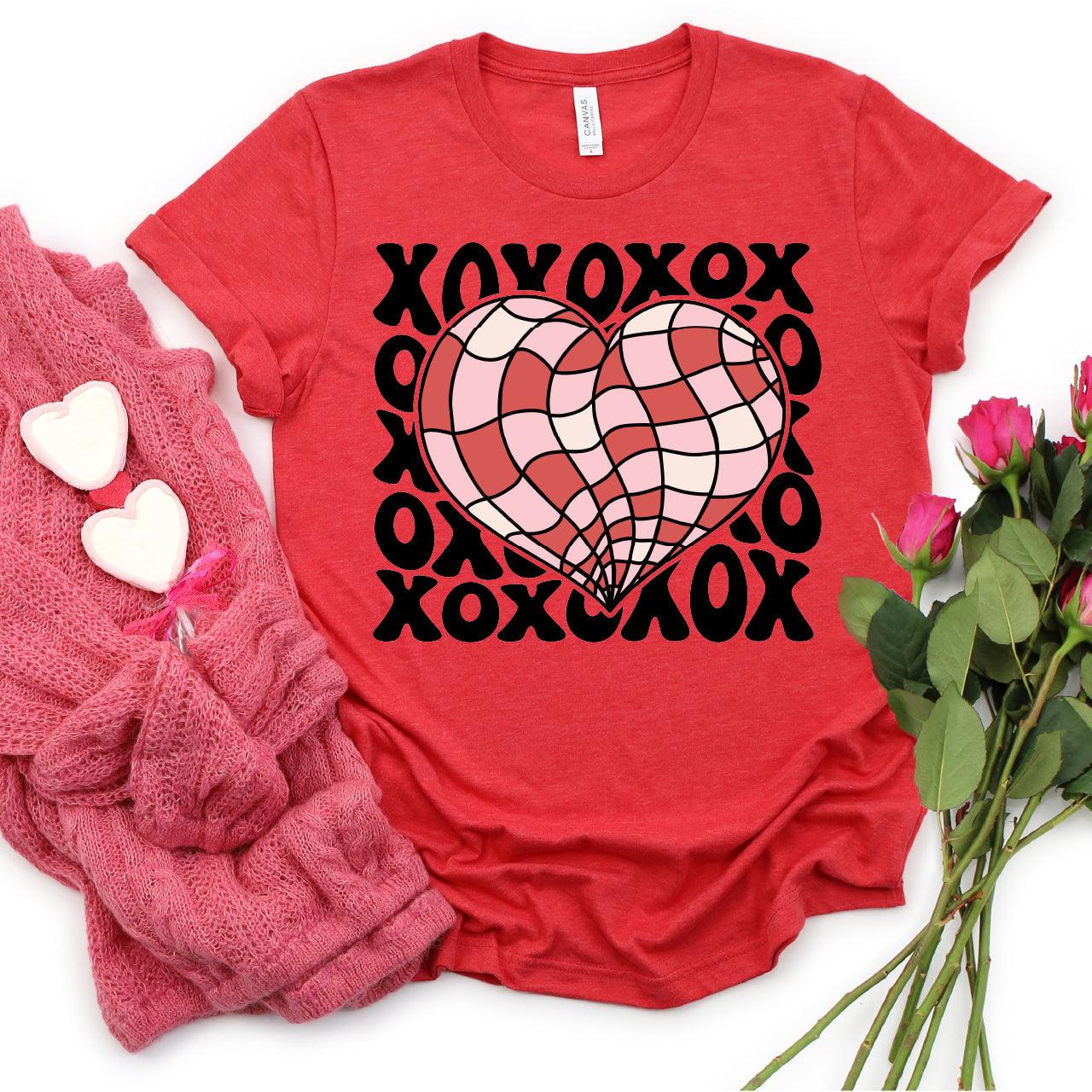 XoXo Heart DTF Transfer Print, T-Shirt Transfer - Nashville Design House