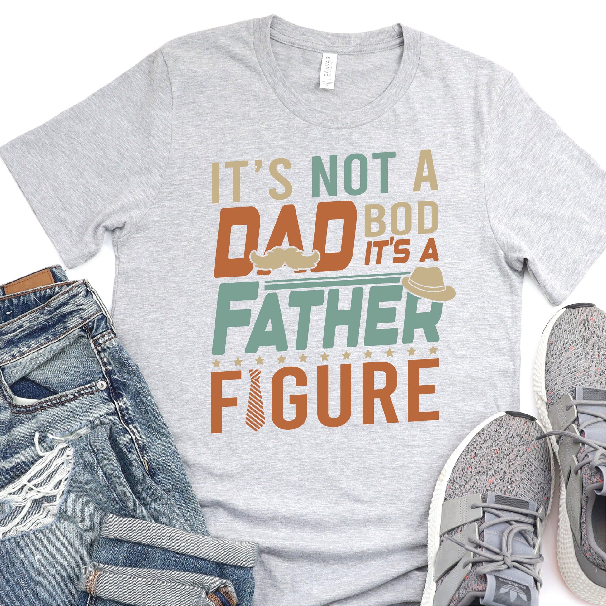 It's Not A Dad Bod, It's A Father Figure - Father's Day Graphic T-Shirt - T-shirt T-Shirt For Dad Nashville Design House