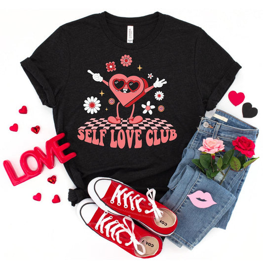 Self Love Club DTF Transfer Print, T-Shirt Transfer - Nashville Design House