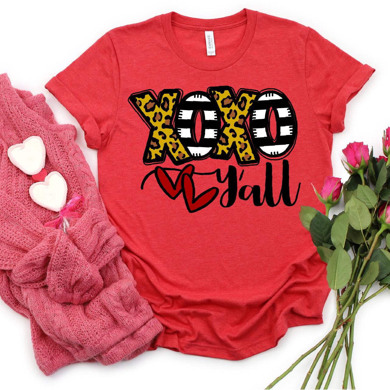 XoXo Y'all DTF Transfer Print, T-Shirt Transfer - Nashville Design House