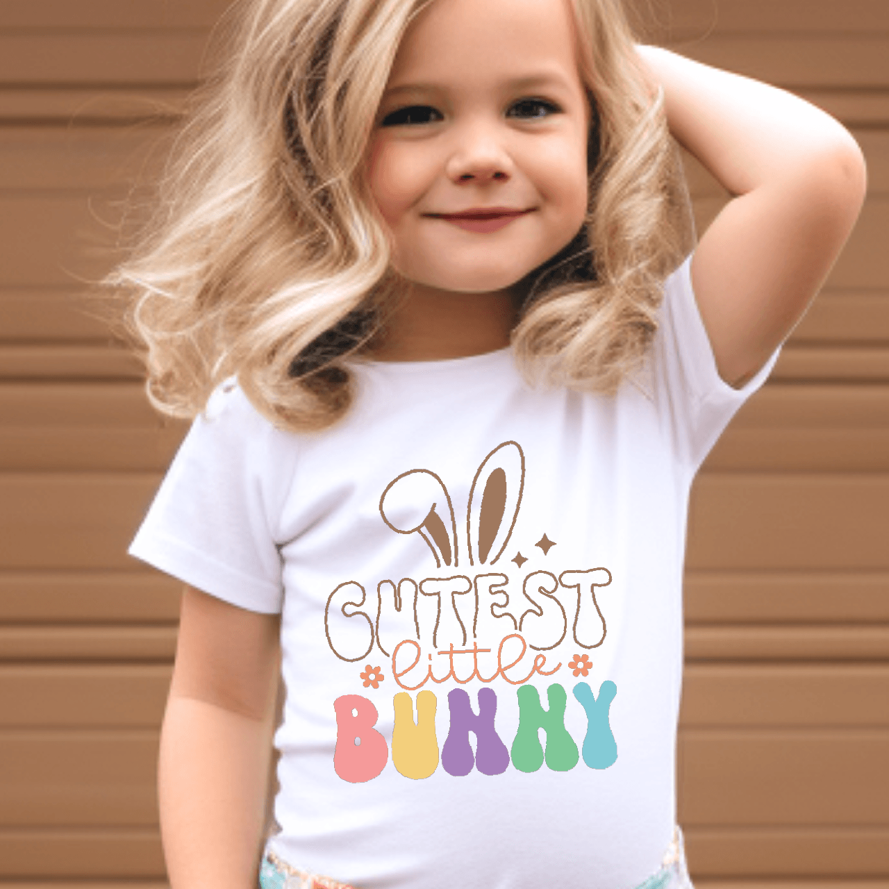 Cutest Little Bunny - Easter DTF Transfer - Kids DTF Transfer - Nashville Design House