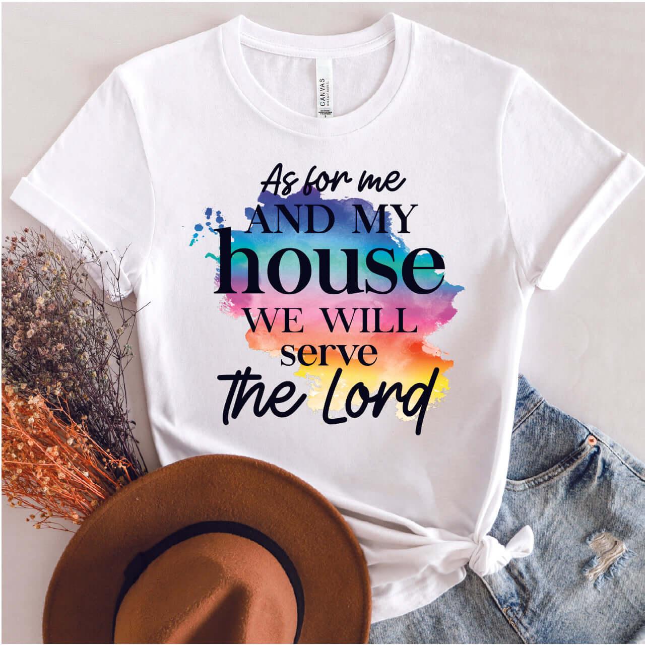 As For Me And My House We Will Serve The Lord DTF Transfer - Nashville Design House