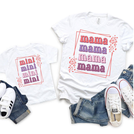 Leopard Mama + Mini DTF Transfer - Nashville Design House