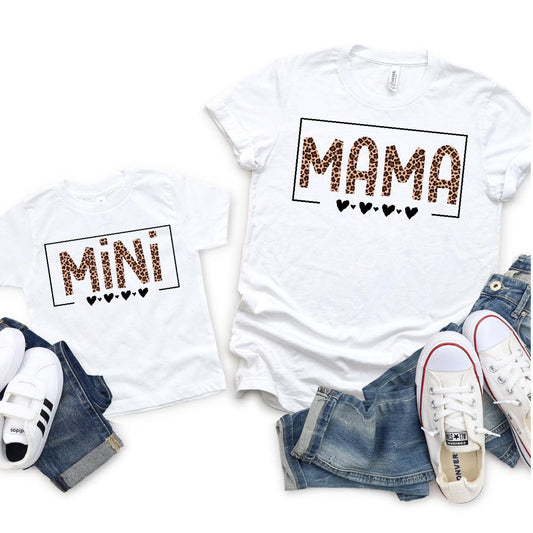 Leopard Mama + Mini DTF Transfer - Nashville Design House