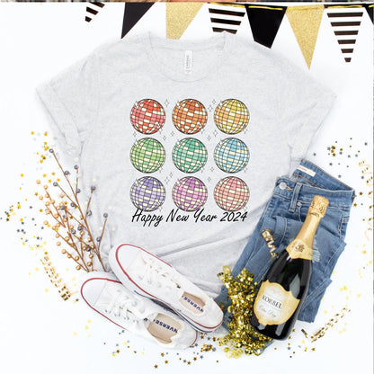 Happy New Year Disco DTF Transfer - Nashville Design House