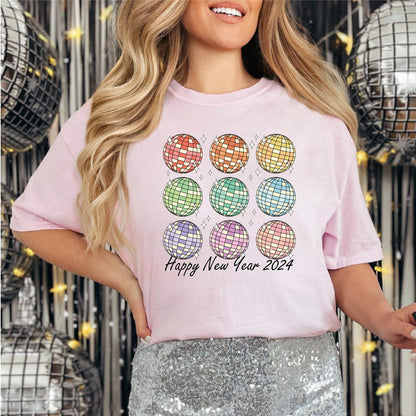 Happy New Year Disco DTF Transfer - Nashville Design House