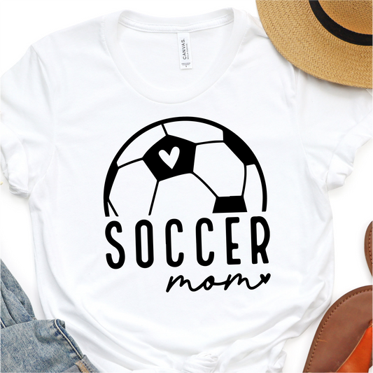 Classy Soccer Mom - Black Print - Soccer Graphic Tshirt - Soccer T-shirt Tshirt