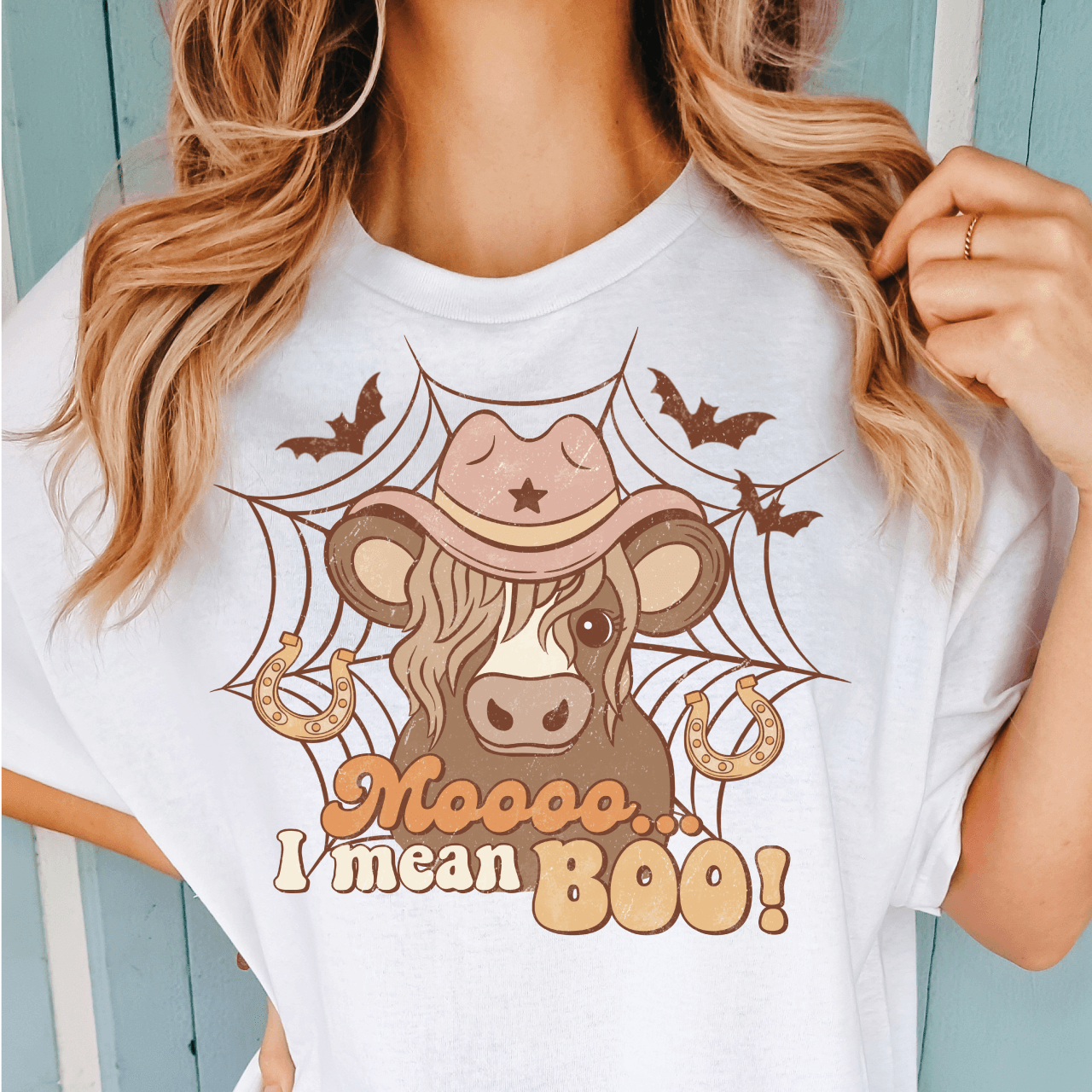 Mooo I mean Boo DTF Transfer - Nashville Design House