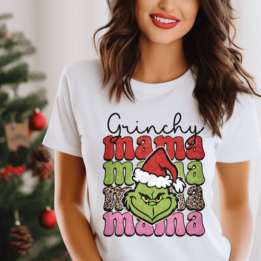 Grinchy Mama DTF Transfer - Nashville Design House