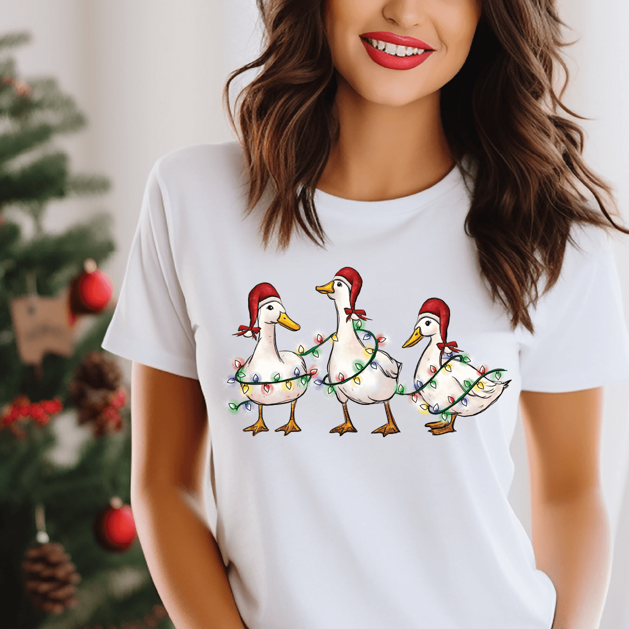 Christmas Ducks DTF Transfer - Nashville Design House