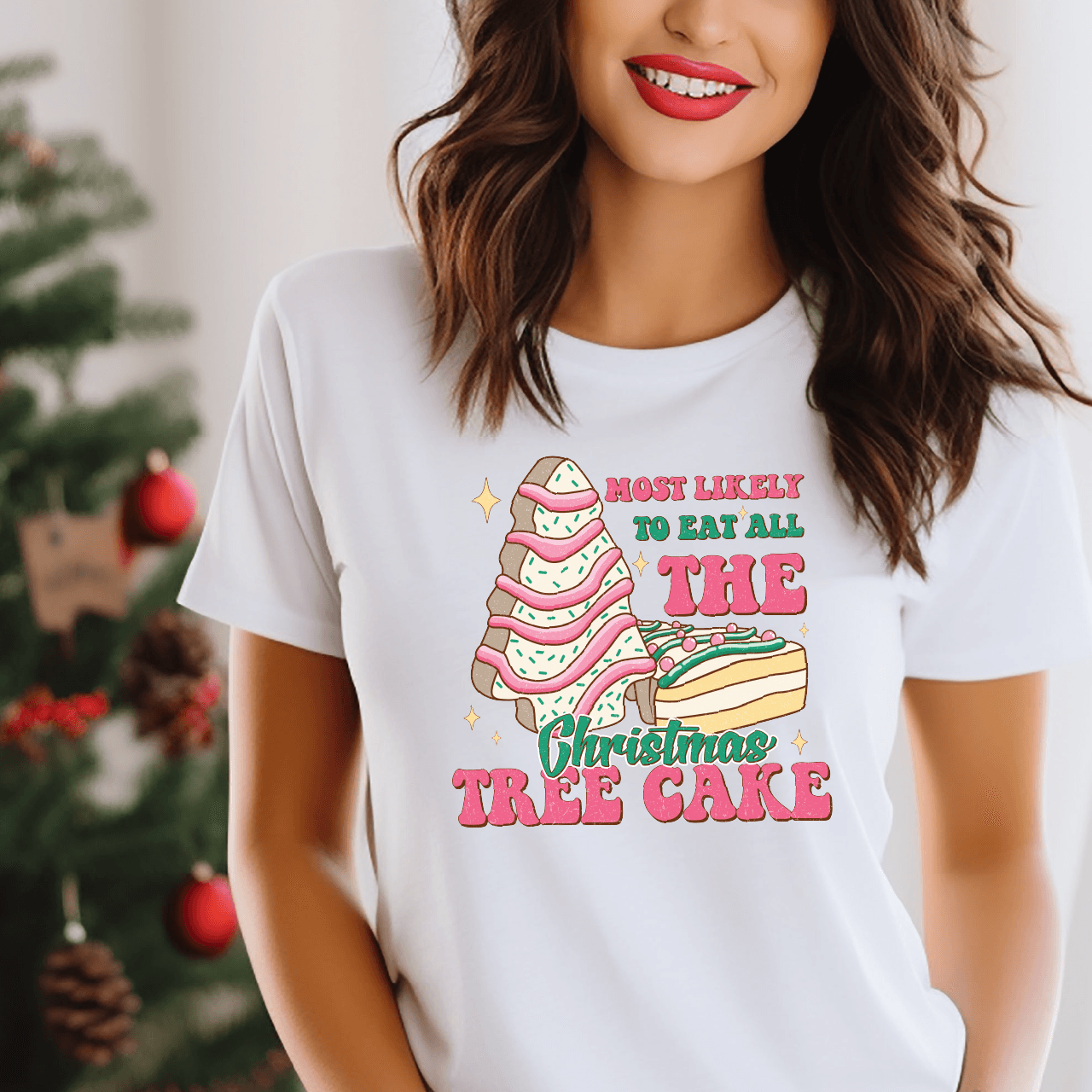 Most Likely To Eat All The Christmas Tree Cakes DTF Transfer - Nashville Design House