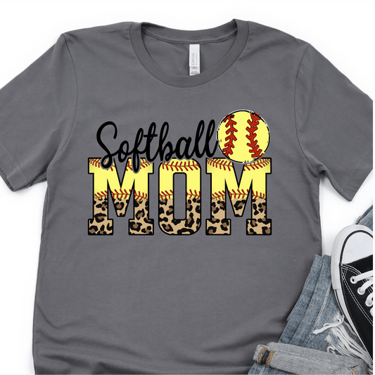 Softball Mom - Softball DTF Transfer - Nashville Design House