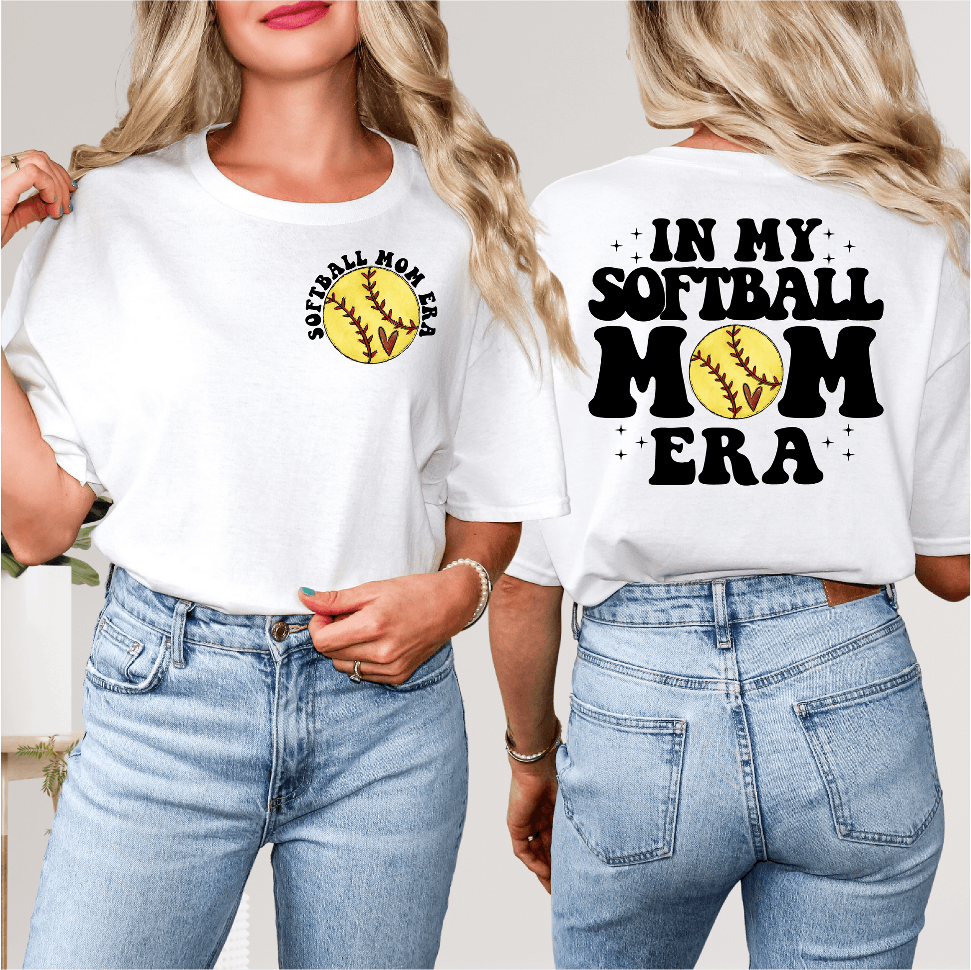 Colored In My Softball Mom Era - Softball DTF Transfer - Nashville Design House