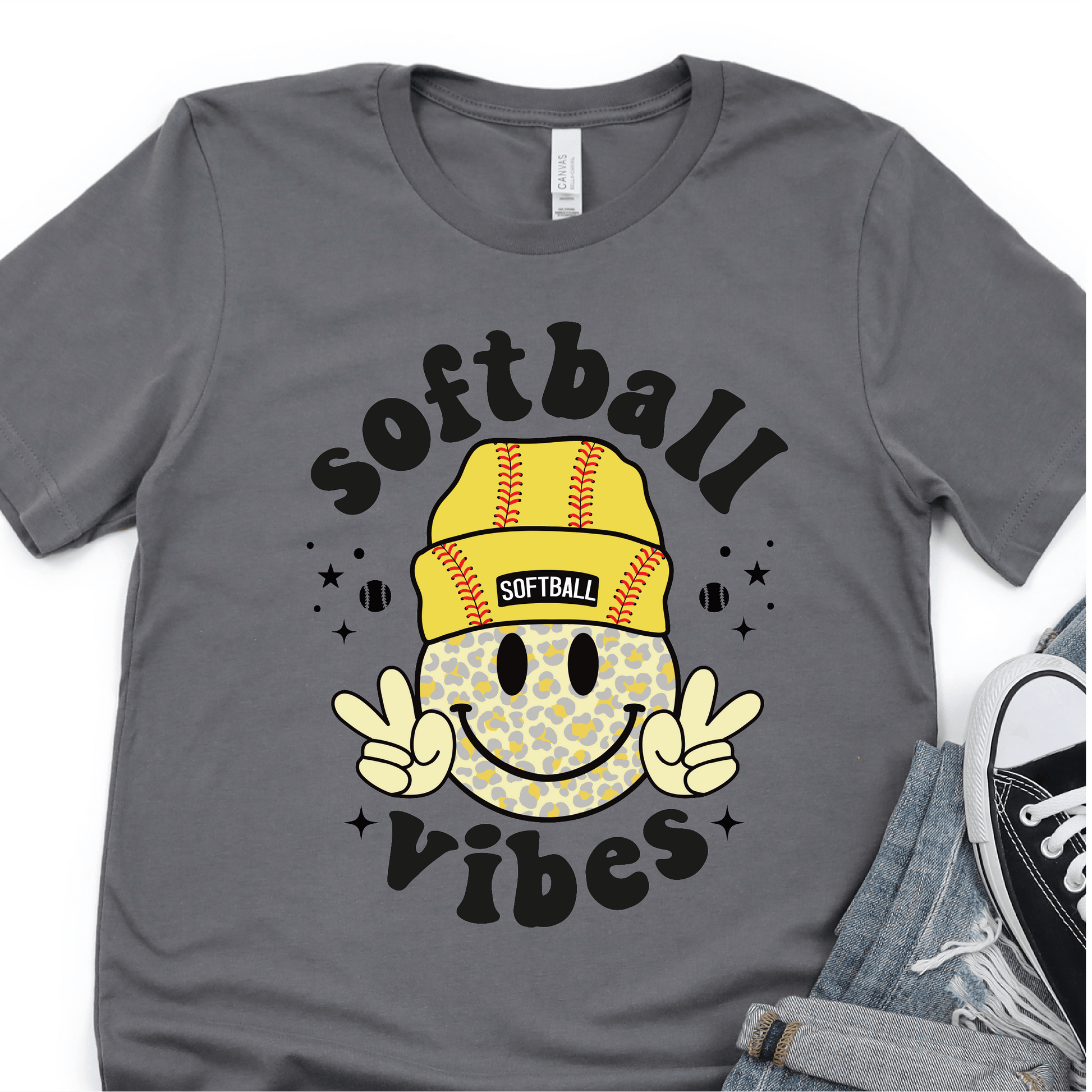 Softball Vibes - Softball DTF Transfer - Nashville Design House