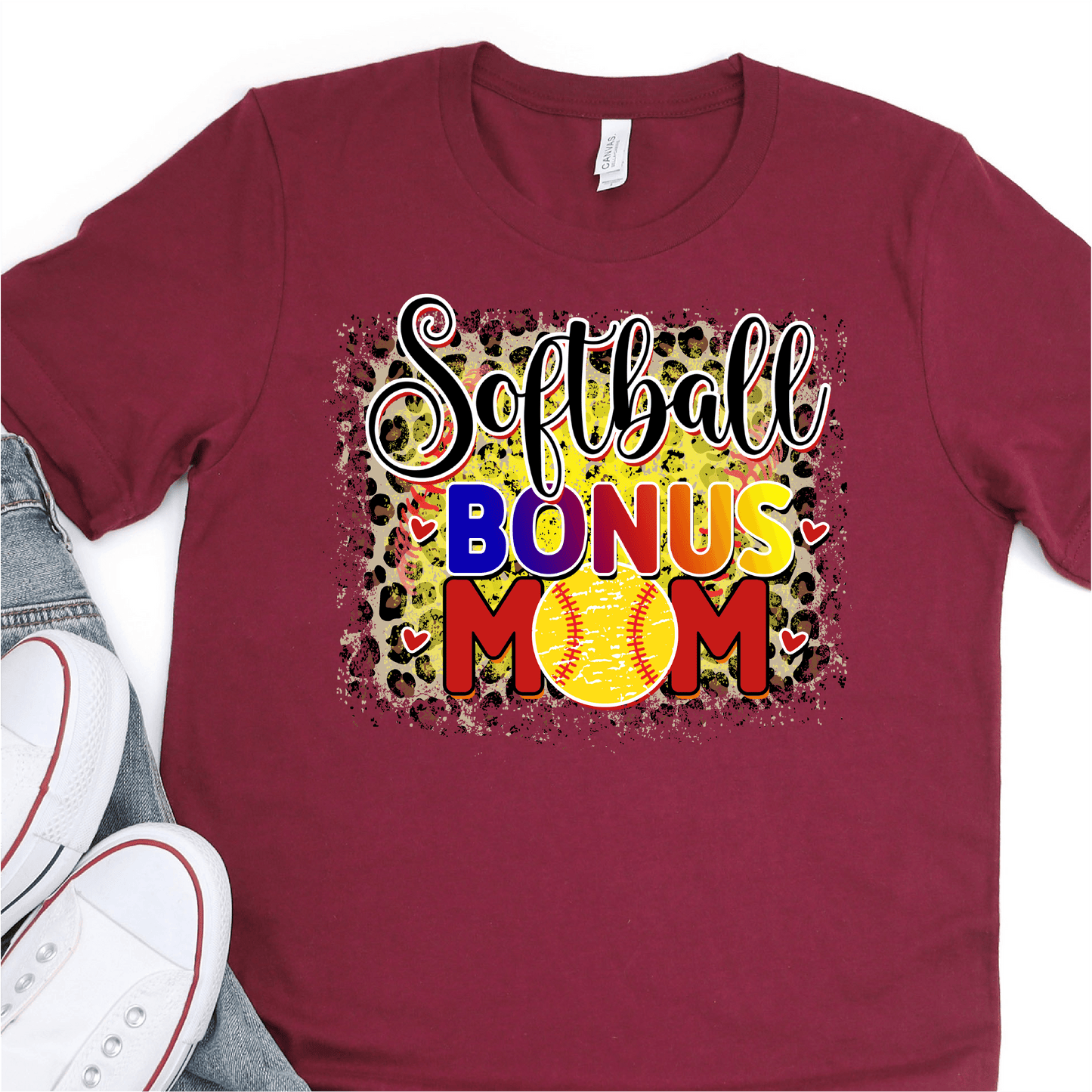 Softball Bonus Mom - Softball DTF Transfer - Nashville Design House