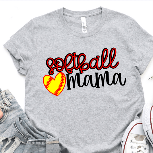 Softball Mama - Softball DTF Transfer - Nashville Design House