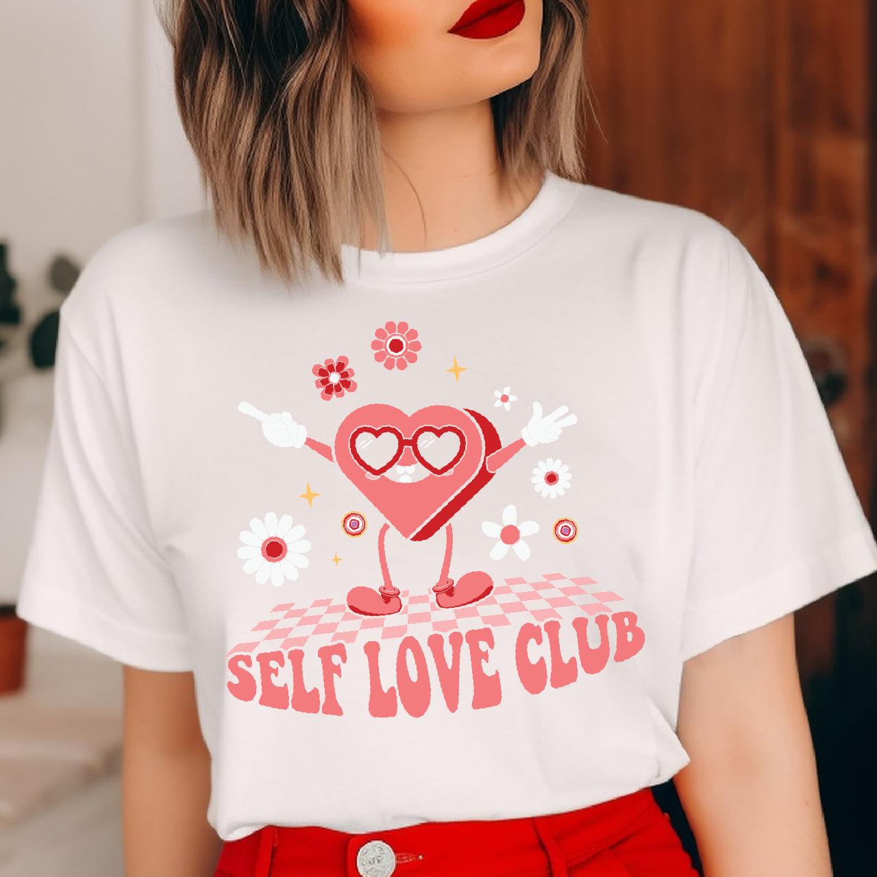 Self Love Club DTF Transfer Print, T-Shirt Transfer - Nashville Design House