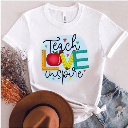 Teach Love Inspire DTF Transfer - Nashville Design House