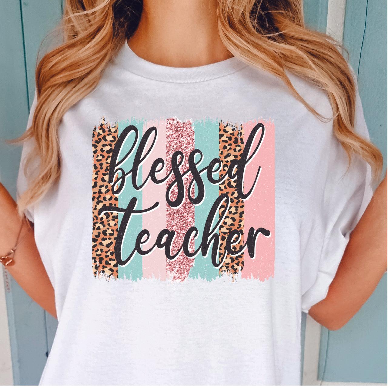 Blessed Teacher DTF Transfer - Nashville Design House