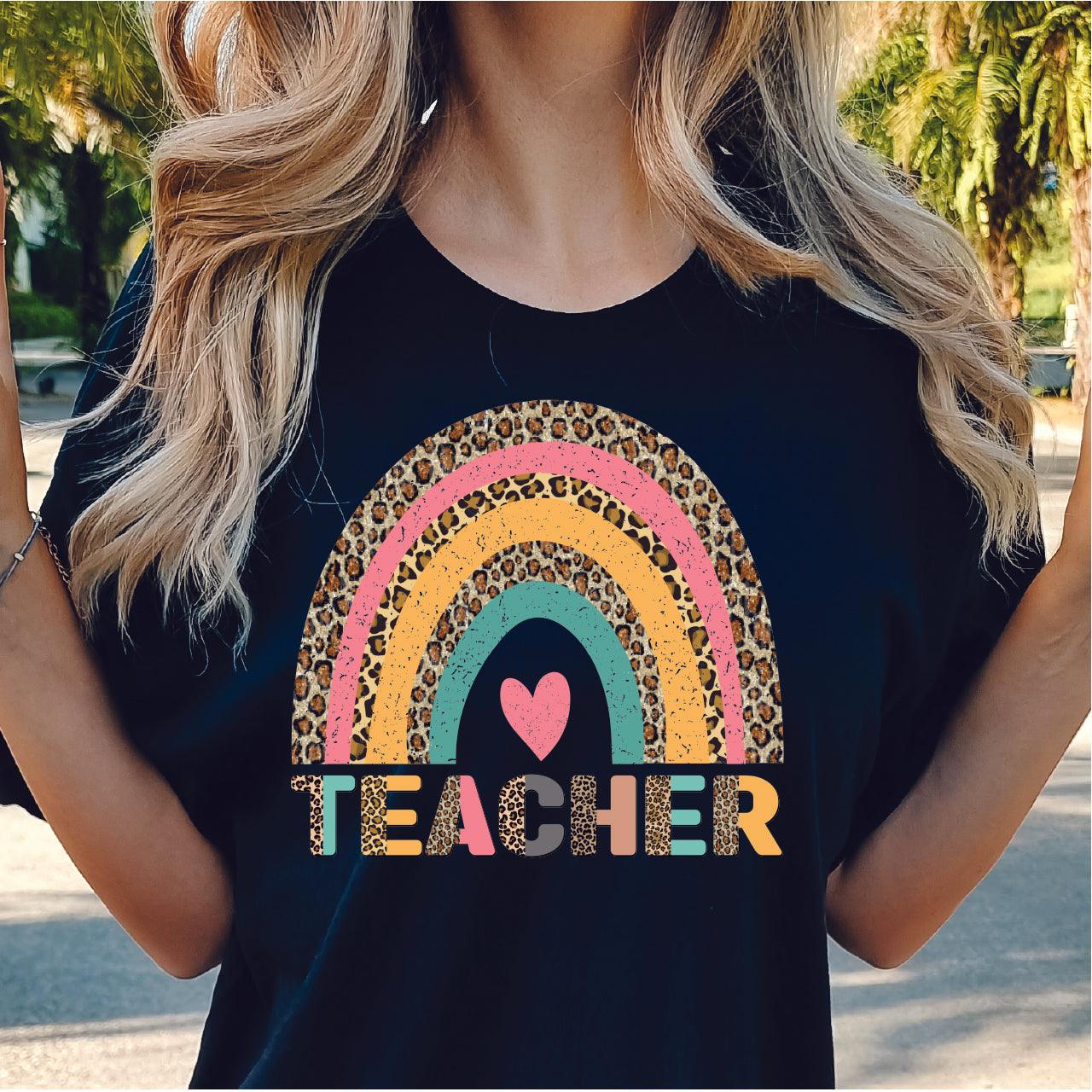 Rainbow Teacher DTF Transfer - Nashville Design House