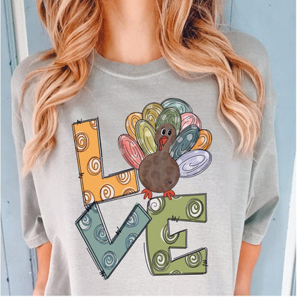 Love Turkey DTF Transfer - Nashville Design House