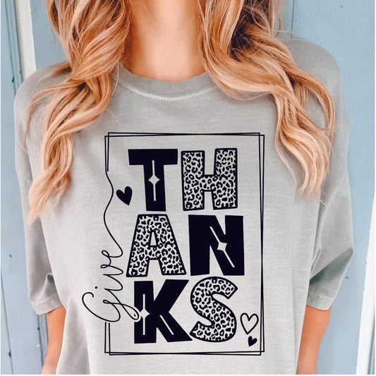 Give Thanks DTF Transfer - Nashville Design House