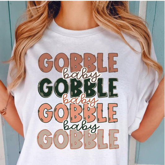 Gobble Baby DTF Transfer - Nashville Design House