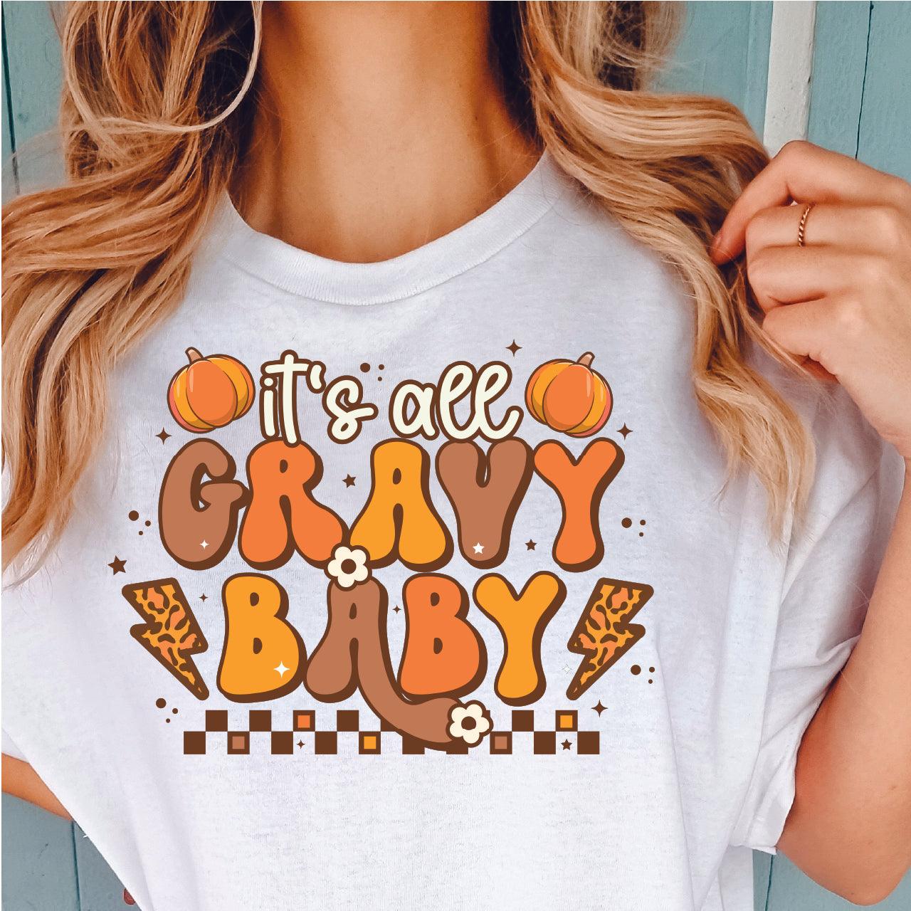 It's All Gravy Baby DTF Transfer - Nashville Design House