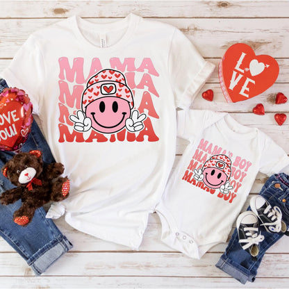 Mama + Mama's Boy DTF Valentine Transfer for T-shirts - Nashville Design House